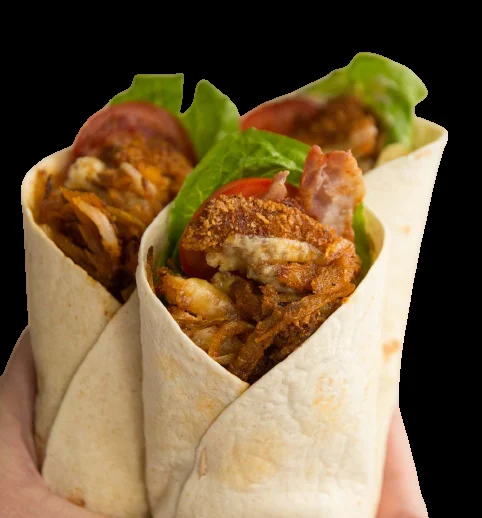 Chicken Schnitzel Wrap from the ordering menu